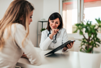 discussing non-surgical facelift cost in Roslindale MA