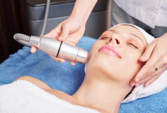 woman trying dark spot laser treatments in Foxborough