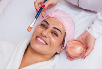 woman about to treat melasma near Foxborough