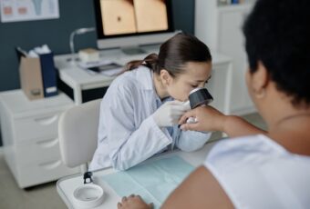 woman who realized it was time to stop self treating and see a dermatologist